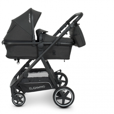 Коляска детская универсальная 2в1 EL CAMINO Me 1069 Denim Dark Gray
