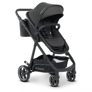 Коляска детская универсальная 2в1 EL CAMINO Me 1069 Denim Dark Gray