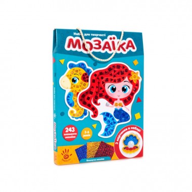 Набор для творчества «Блестящая мозаика. Русалочка»  VT4511-06 (укр)