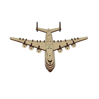 Деревянный конструктор Мрия АН-225 Pazly UPZ-001 142 детали