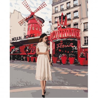 Картина за номерами. "Moulin Rouge" KHO4657, 40х50 см