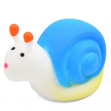 Детская игрушка-антистресс Улитка MS 4044(Blue) размер 8,5 см, мука