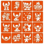 Набор трафаретов для био-тату 