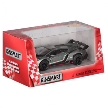 Машинка инерционная металл Lamborghini Veneno KT5367W