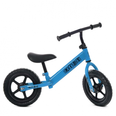 Беговел детский KIDS PROF1 М 5456-3 12 д. Кол EVA, пласт.обод,синий
