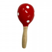 Детская деревянная игрушка Маракас MD 0361-9 размер 12,5 см