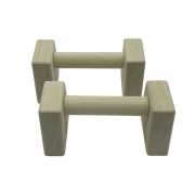 Паралетсы, упоры для отжимания деревянные Wood Gym Push Up NE-WD-20 из бука 20 см 2 шт