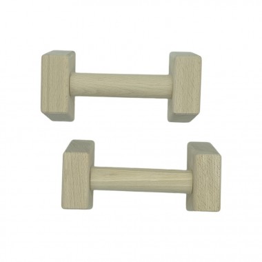 Паралетсы, упоры для отжимания деревянные Wood Gym Push Up NE-WD-20 из бука 20 см 2 шт