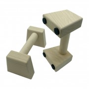 Паралетсы, упоры для отжимания деревянные Wood Gym Push Up NE-WD-20 из бука 20 см 2 шт