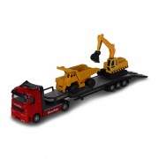 Игровой набор Автоперевозчик TechnoDrive 541757.270 самосвал, экскаватор