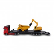 Игровой набор Автоперевозчик TechnoDrive 541757.270 самосвал, экскаватор