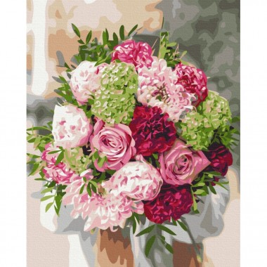 Картина по номерам Любимый букет BS52515, 40x50 см