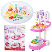 Игровой набор доктор LimoToy Медицинская тележка 13244