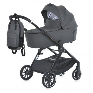 Коляска дитяча універсальна 2 в 1 GENESIS ME 1126 Asphalt Gray