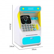 Детский игровой банкомат с терминалом 7010A на англ. языке (Голубой )