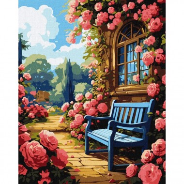 Картина по номерам Цветочный сад ©art_selena_ua KHO6335, 40х50см