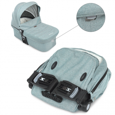 Коляска дитяча універсальна 2в1 EL CAMINO ME 1085 Denim Ash Blue