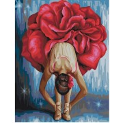 Картина по номерам Brushme Цветочная балерина GX22465