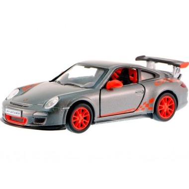 Коллекционная игрушечная машинка PORSCHE 911 GTS RS KT5352W инерционная (Серый)