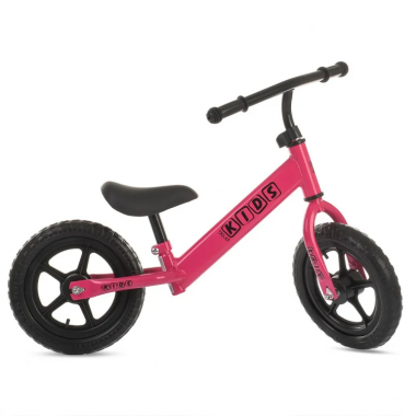 Біговел дитячий "KIDS" PROF1 М 5456-5 12 д. Кіл EVA, пласт.обод, малиновий