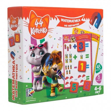 Математика на магнитах 44 Кота Vladi Toys VT5411-06 (рус)