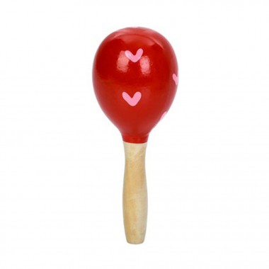 Детская деревянная игрушка Маракас MD 0361-8 размер 12,5 см