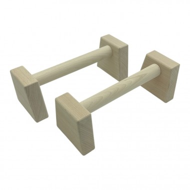 Паралетсы, упоры для отжимания деревянные Wood Gym Push Up NE-WD-30 из бука 30 см 2 шт