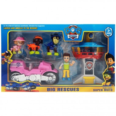 Набір героїв «Щенячий патруль» PB9905(Pink) фігурки з аксесуарами Набір героїв «Щенячий патруль» PB9905(Pink) фігурки з аксесуарами