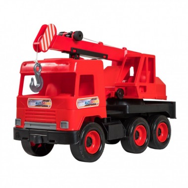 Игрушечный автокран "Middle truck" 39487 с выдвижной стрелой