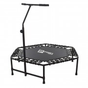 Батут для фітнесу з поручнем MS 3256, 125 см