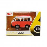 Дитячий металевий Автобус Bambi MY66-Q1215 інерційний Кораловий