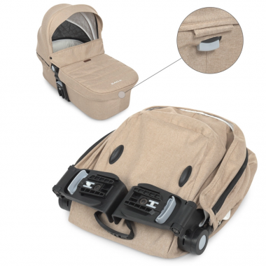 Коляска детская универсальная 2в1 EL CAMINO ME 1085 Denim Beige