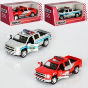 Машинка инерционная металл Chevrolet Silverado 2014 KT5381WPRэ