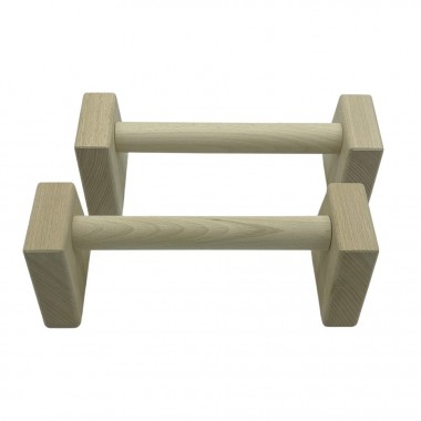 Паралетси, упори для віджимання дерев'яні Wood Gym Push Up NE-WD-40 з бука 40 см 2 шт