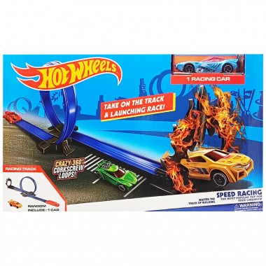 Игровой набор Автотрек Crazy racing 360 MS35(Blue) 1 машинка в комплекте