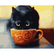 Картина по номерам Brushme Счастливий котик GX30207
