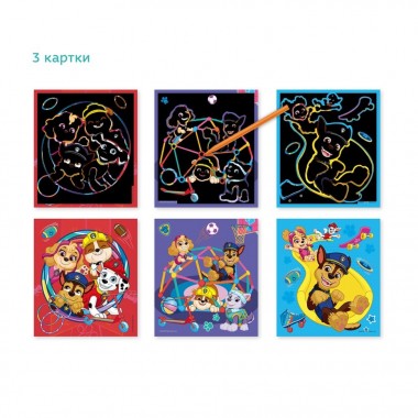 Детский набор гравюр Игровые развлечения 200566, 3 штуки