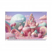 Альбом для рисования Sweet city PB-SC-020-571-3 спираль, 20 листов