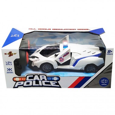 Машинка на радиоуправлении Police 869-24J-1 открываются двери