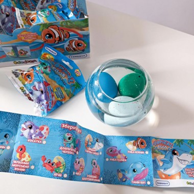 Растущая игрушка Жители тропических морей #sbabam 77/CN-2020 в яйце «Tropical Eggs»
