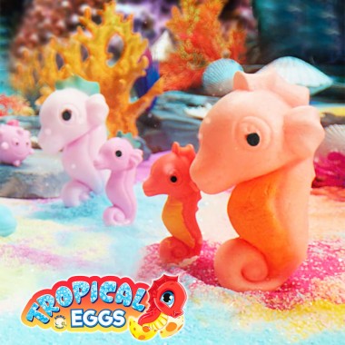 Растущая игрушка Жители тропических морей #sbabam 77/CN-2020 в яйце «Tropical Eggs»