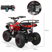 Дитячий електромобіль Квадроцикл Bambi HB-EATV800N-3 V3 до 65 кг