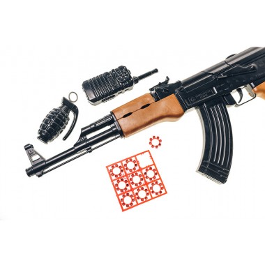 Іграшковий автомат "АК-47" з пістонами і аксесуарами Golden Gun 251