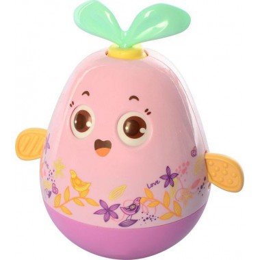 Неваляшка 3133 подвижные глазки и бантик (Pink)