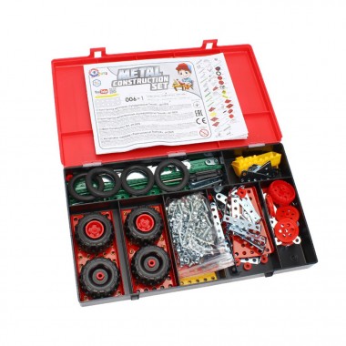 Металевий конструктор "Суперуніверсал" ТехноК 0939В 337 деталей