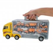 Детский трейлер с машинками PS006-4 в наборе 6 машинок