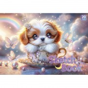 Альбом для рисования PB-GB-020-8515-3 склейка 20 листов