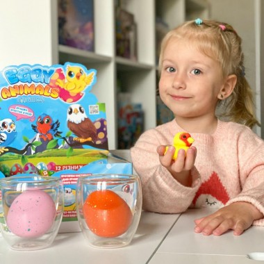 Растущая игрушка Птички #sbabam 91/CN22 в яйце «Eggy Animals»