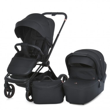 Коляска дитяча універсальна 2 в 1 PERSONA ME 1091-B Black