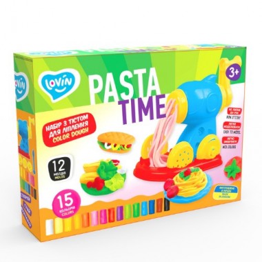 Набор для креативного творчества с тестом "Pasta Time" TM Lovin 41195, 15 цветов